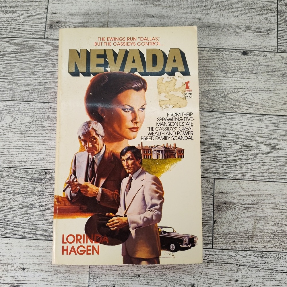 Nevada by Lorinda Hagen 1981‎ Tower Vintage Western Romance Paperback
